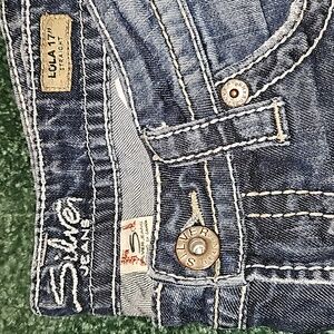 Distressed Silver Jeans